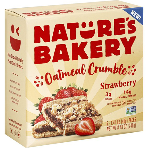 NATURE'S BAKERY - OATMEAL CRUNCH (Strawberry) - 8.46oz