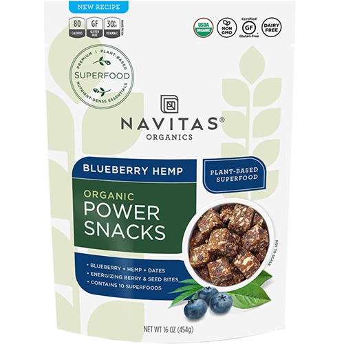 NAVITAS - ORGANIC POWDER SNACKS - (Blueberry Hemp) - 8oz