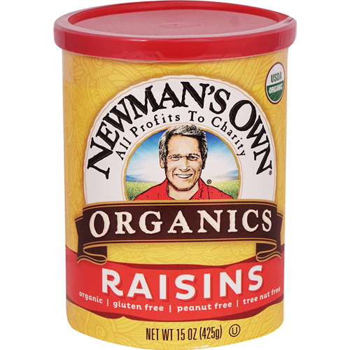 NEWMAN'S OWN - ORGANICS RAISINS - 15oz