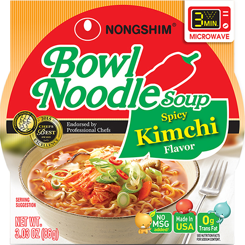 NONGSHIM - BOWL NOODLE SOUP - (Kimchi) - 3.03oz