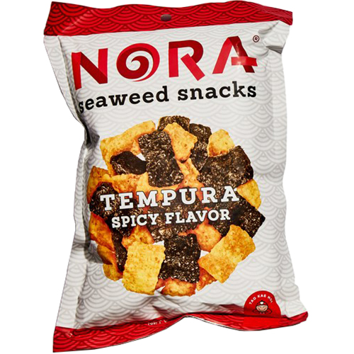 NORA - SEAWEED SNACKS TEMPURA - (Spicy) - 1.6oz