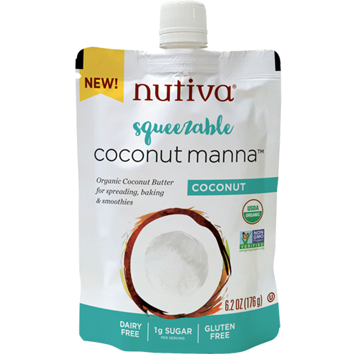 NUTIVA - COCONUT MANNA - (Chocolate) - 6.2oz