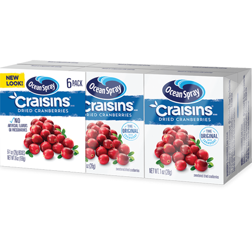 OCEAN SPRAY - CRAISINS DRIED CRANBERRIES - 6oz