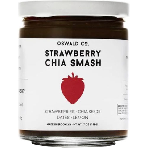 OSWALD CO. STRAWBERRY CHIA SMASH - 7oz