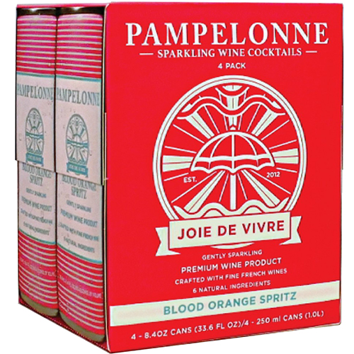 PAMPELONNE-SPARKLING WINE COCKTAILS - (Blood Orange Spritz) - 33.6oz(4pck)