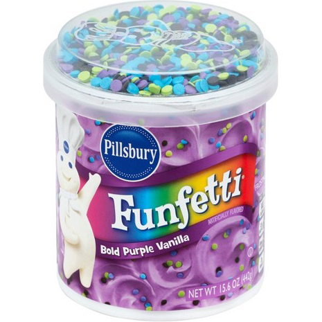 PILLSBURY - FUNFETTI - (Bold Purple Vanilla) - 15.6oz