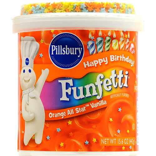 PILLSBURY - FUNFETTI - (Orange all Star Vanilla) - 15.6oz