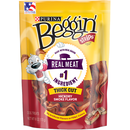 PURINA - BEGGIN' STRIPS (Hickory Smoke) - 6oz