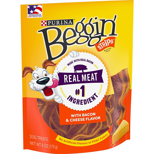 PURINA - BEGGIN' STRIPS (with Bacon & Cheese) - 6oz