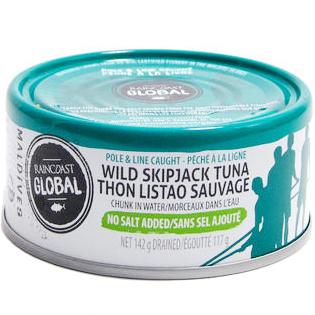 RAINCOAST - WILD SKIPJACK TUNA - (No Sea Salt) - 5oz