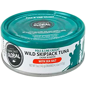 RAINCOAST - WILD SKIPJACK TUNA - (with Sea Salt) - 5oz