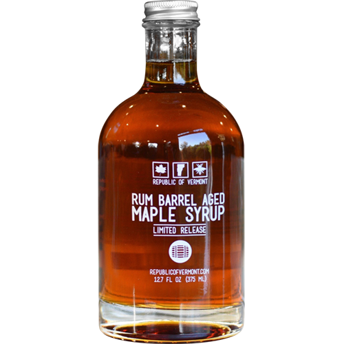 REPUBLIC OF VERMONT - RUM BARREL AGED MAPLE SYRUP - 12.7oz