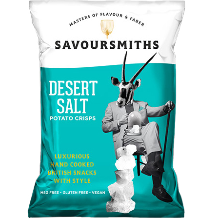 SAVOURMITHS - POTATO CHIPS - (Desert Salt)-5.29oz