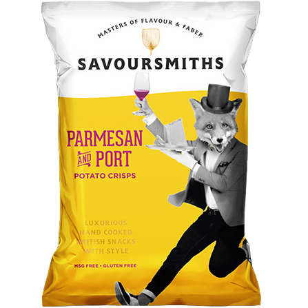 SAVOURMITHS - POTATO CHIPS - (Italian Cheese and Port)-5.29oz