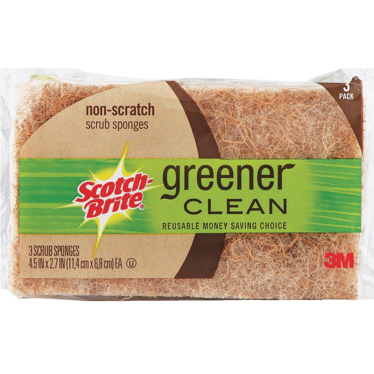 SCOTCH BRITE - GREENER CLEAN - 2PCS