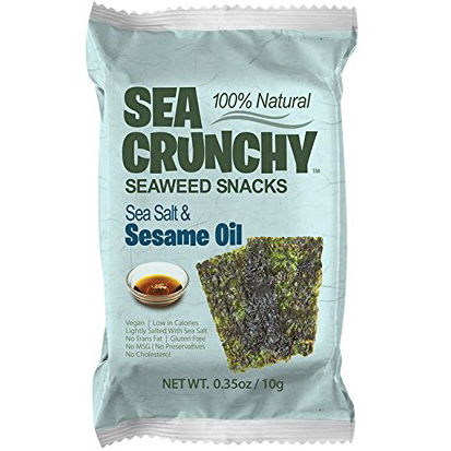 SEA CRUNCHY - SEAWEED SNACK - (Sea Salt Sesame Oil) - 0.35oZ