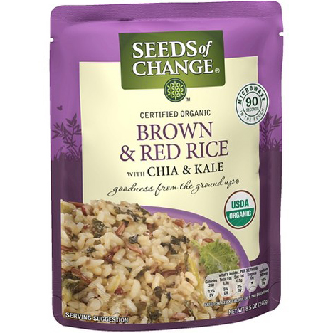 SEEDS OF CHANGE - BROWN & RED RICE - 8.5oz