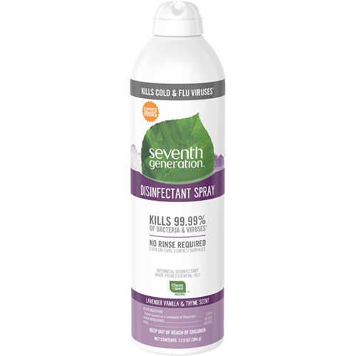 SEVENTH GENERATION - DISINFECTANT SPRAY - (Lavender Vanilla & Thyme Scent) - 13.9oz