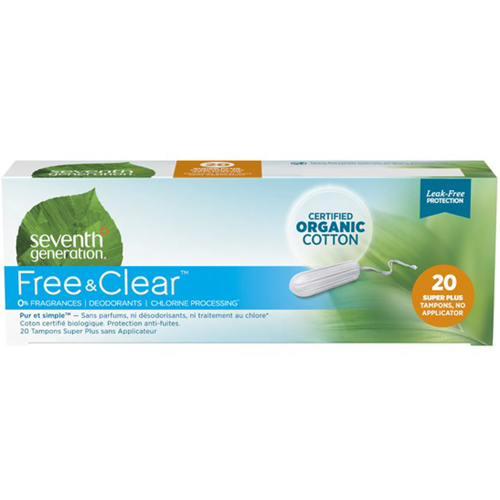 SEVENTH GENERATION - FREE & CLEAR - (Super Plus) - 20PCS