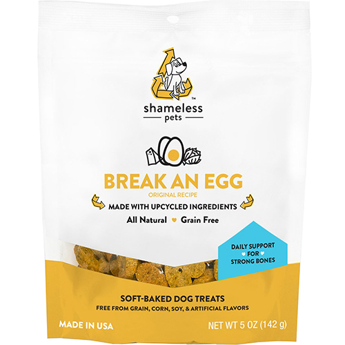 SHAMELESS PETS - SOFT BAKED DOG TREATS - (Break Egg Recipe) - 5oz