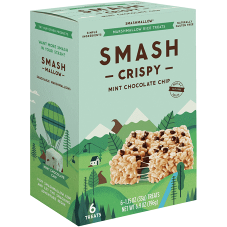 SMASH - CRISPY - (Mint Chocolate Chip) - 6.9oz
