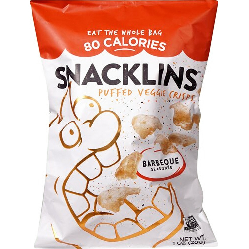 SNACKLINS - PUFFED CHIPS - (Barbeque) - 1oz