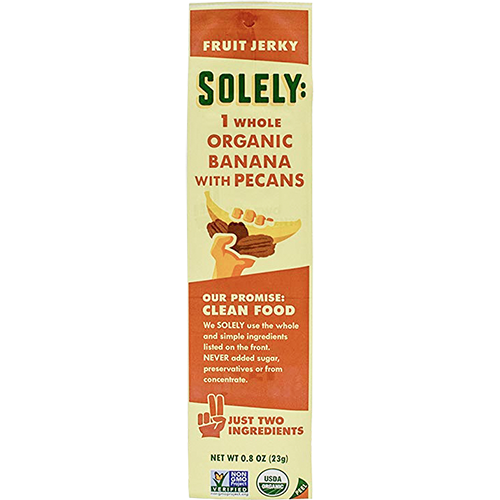 SOLELY - 1 WHOLE ORGANIC BANANA with PECANS - 0.8oz