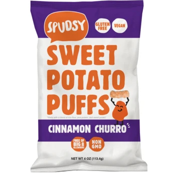 SPUDSY - SWEET POTATO PUFFS (Cinnamon Churro) - 4oz