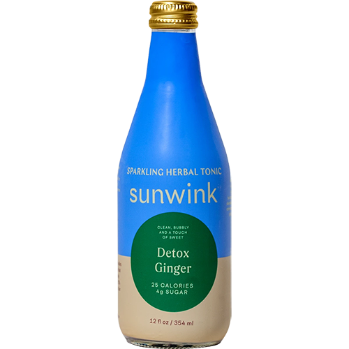 SUNWINK - SPARKLING HERBAL TONIC (Detox Ginger) - 12oz