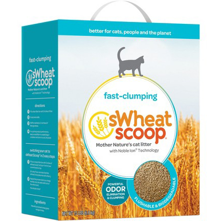 SWHEAT SCOOP - FAST CLUMPING CAT LITTER - 15LB