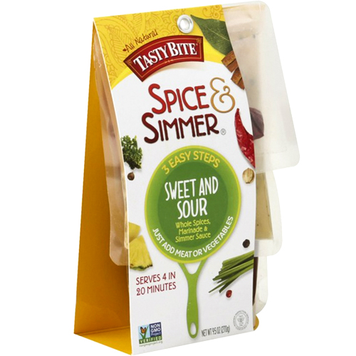 TASTY BITE - SPICE SIMMER - (Sweet and Sour) - 9.5oz