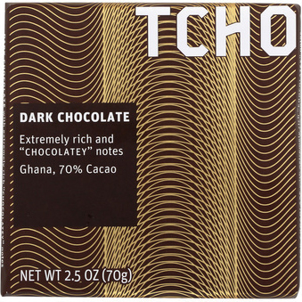 TCHO - DARK CHOCOLATE - 2.5oz