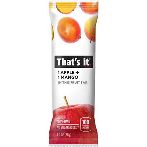 THAT'S IT - FRUITS BAR (1 Apple + 1 Mango) - 1.2oz