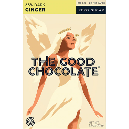 THE GOOD CHOCOLATE - (65% Ginger) - 2.5oz