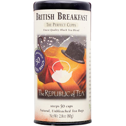 THE REPUBLIC OF TEA - BRITISH BREAKFAST - 2.8oz