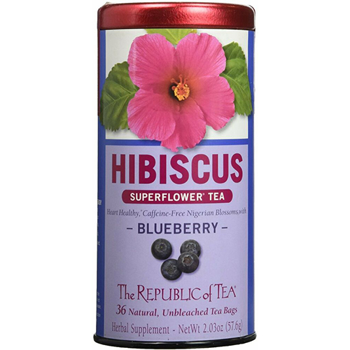 THE REPUBLIC OF TEA - HIBISCUS - (Blueberry) - 36BAGS