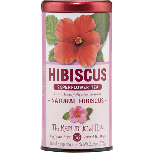 THE REPUBLIC OF TEA - HIBISCUS - (Natural Hibiscus) - 2.03oz