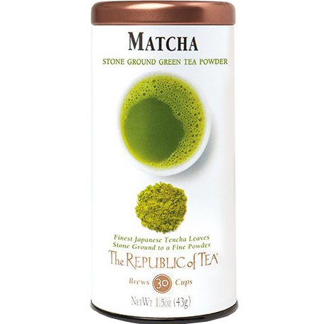 THE REPUBLIC OF TEA - ORGANIC MATCHA (Stone Ground Tea Powder) - 1.5oz