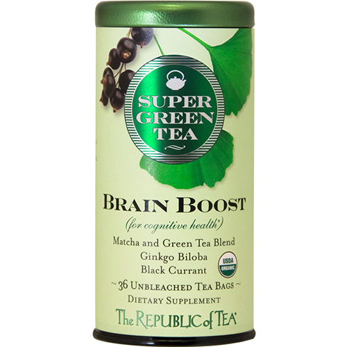 THE REPUBLIC OF TEA - SUPER GREEN TEA - (Brain Boost) - 2.03oz