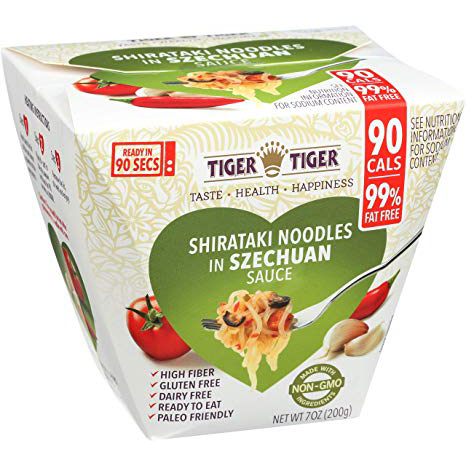 TIGER TIGER - SHIRATAKI NOODLES - (Szechuan Sauce) - 7oz