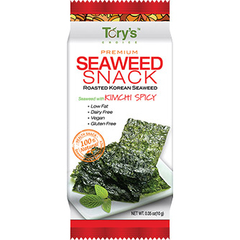 TORY'S - PREMIUM SEAWEED SNACK - (Kimchi) - 0.35oz