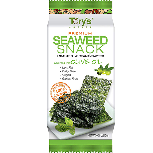 TORY'S - PREMIUM SEAWEED SNACK - (Olive Oil) - 0.35oz