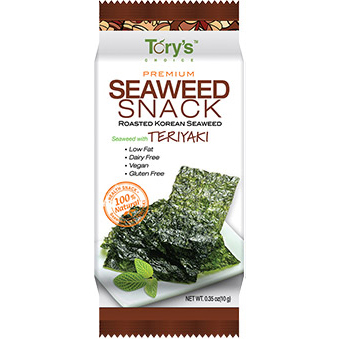 TORY'S - PREMIUM SEAWEED SNACK - (Teriyaki) - 0.35oz