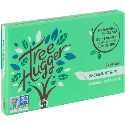 TREE HUGGER - 100% ZYLITOL GUM - (Spearmint) - 14PCS