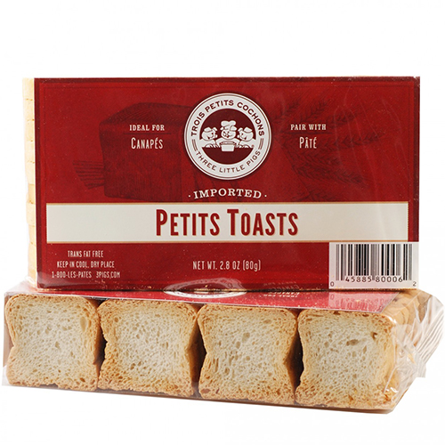 TROIS PETITS COCHONS - PETITS TOASTS - 2.8oz