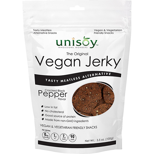 UNISOY - VEGAN JERKY - (Pepper) - 3.5oz