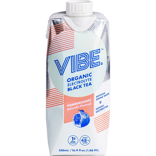 VIBE - ORGANIC ELECTROLYTE BLACK TEA (Peach) - 16.9oz