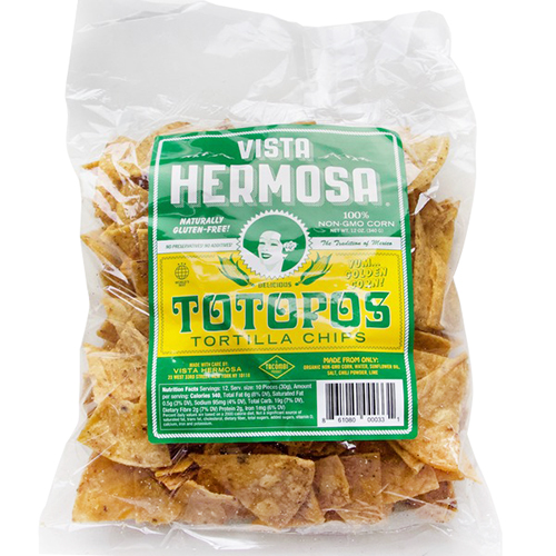 VISTA HERMOSA - TOTOPOS TORTILLA CHIPS - 12oz