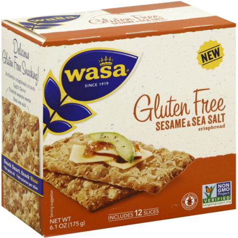 WASA - GLUTEN FREE (Sesame & Sea Salt) - 6.1oz