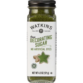 WATKINS - DECORATING SUGAR (Green) - 4.6oz